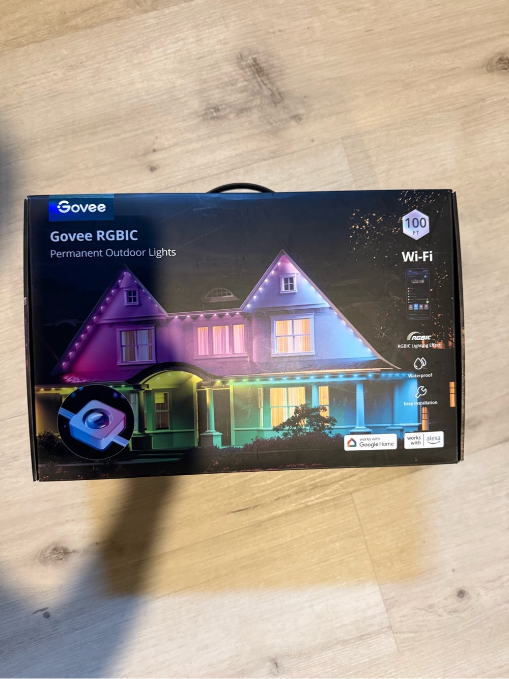 Govee RGBIC Permanent Outdoor Lights - Multi-Color Wi‑Fi String